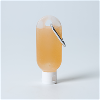 Oval Hand Sanitizer Bottle with Ring